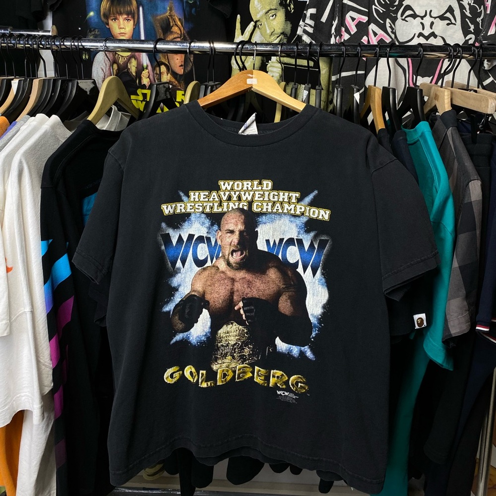 Vintage 90’s Goldberg Wrestling T-Shirt Vtg WCW Tee Medium
